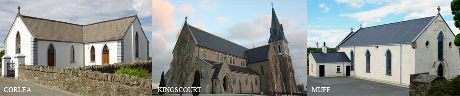 Corlea, Kingscourt and Muff Churches